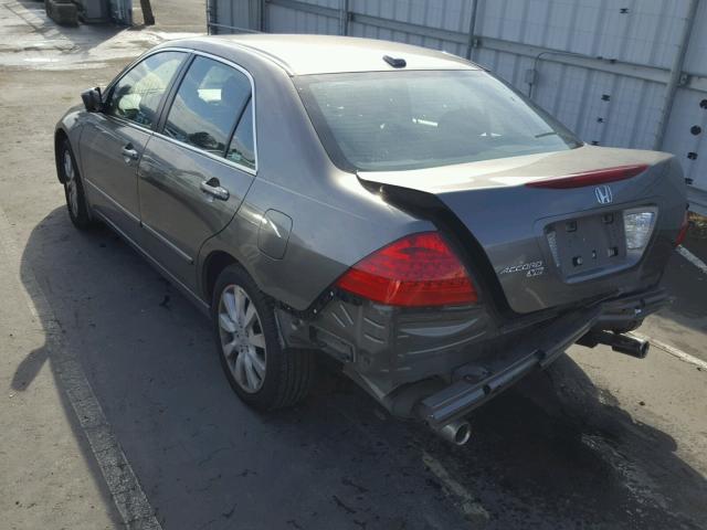 1HGCM66536A015202 - 2006 HONDA ACCORD EX BROWN photo 3