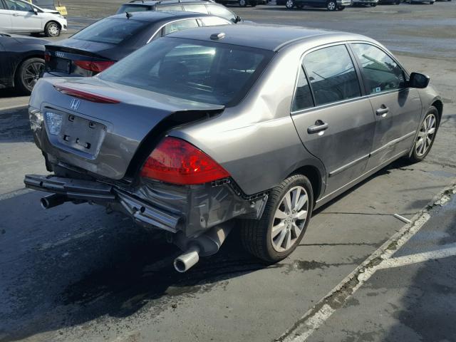 1HGCM66536A015202 - 2006 HONDA ACCORD EX BROWN photo 4