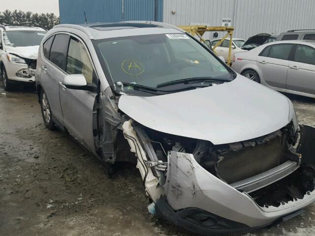 JHLRM4H75CC015250 - 2012 HONDA CR-V EXL SILVER photo 1