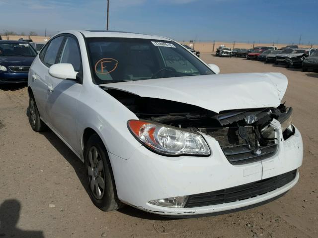 KMHDU46D47U174224 - 2007 HYUNDAI ELANTRA GL WHITE photo 1