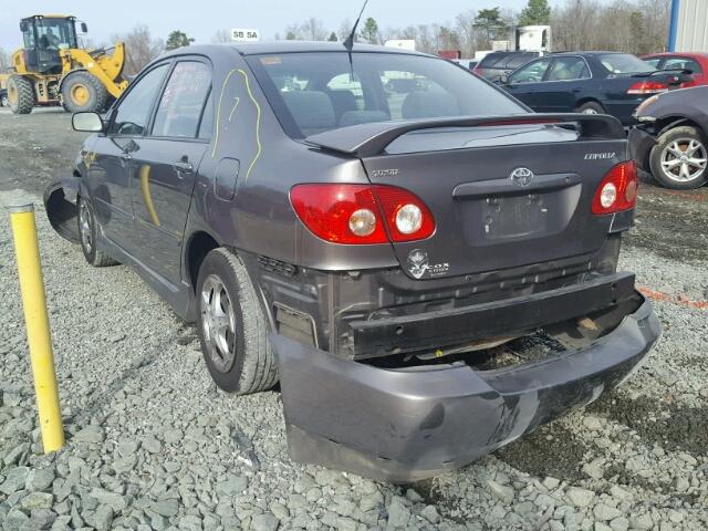 1NXBR30EX7Z873829 - 2007 TOYOTA COROLLA CE GRAY photo 3