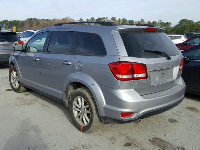 3C4PDCBG9GT135053 - 2016 DODGE JOURNEY SX SILVER photo 3