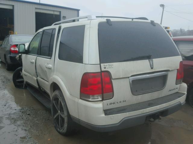 5LMEU78H73ZJ52590 - 2003 LINCOLN AVIATOR WHITE photo 3