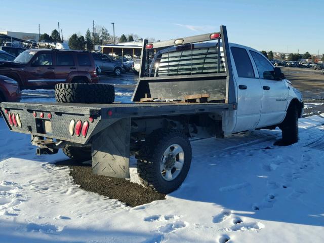 3D7LU38C74G277723 - 2004 DODGE RAM 3500 S WHITE photo 4