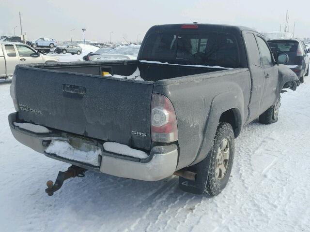 5TEUX42N89Z666209 - 2009 TOYOTA TACOMA ACC BLACK photo 4