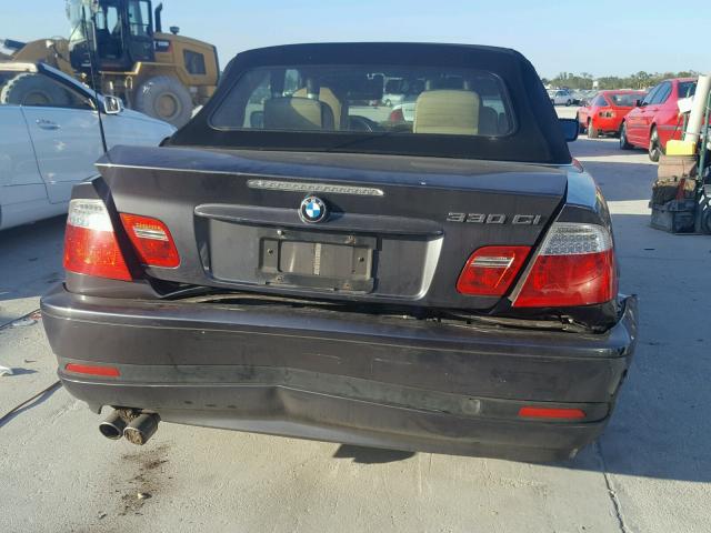 WBABW53416PZ43076 - 2006 BMW 330 CI GRAY photo 9