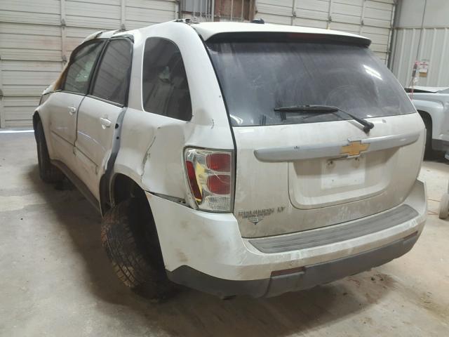 2CNDL33F596205873 - 2009 CHEVROLET EQUINOX LT WHITE photo 3