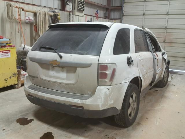 2CNDL33F596205873 - 2009 CHEVROLET EQUINOX LT WHITE photo 4