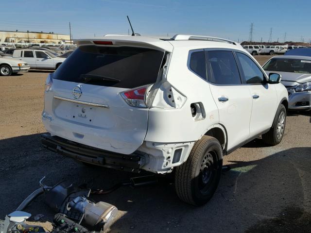 JN8AT2MT9GW017743 - 2016 NISSAN ROGUE S WHITE photo 4