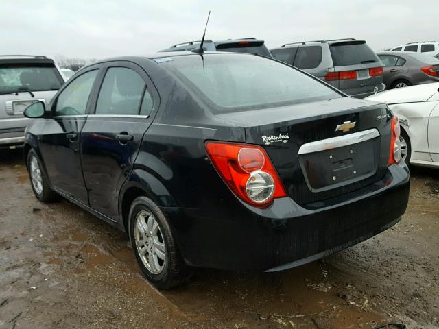 1G1JC5SHXC4180024 - 2012 CHEVROLET SONIC LT BLACK photo 3