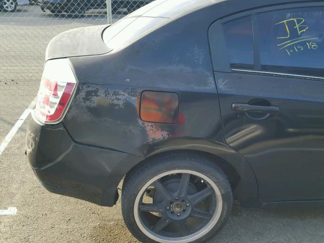 3N1AB61E27L683427 - 2007 NISSAN SENTRA 2.0 BLACK photo 9