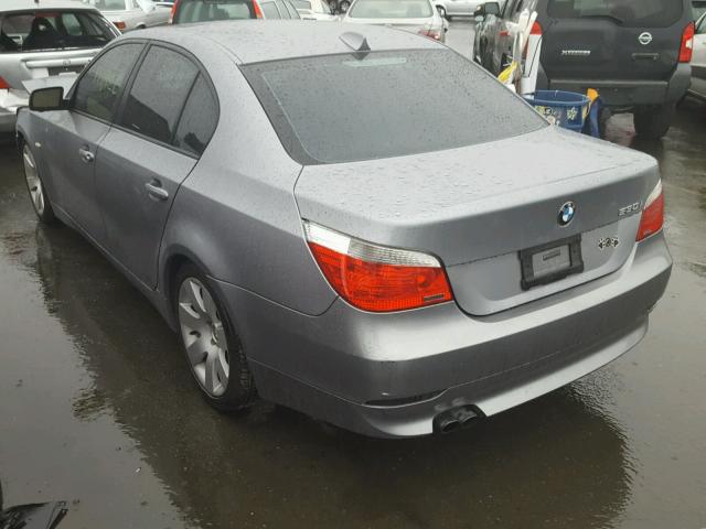 WBANA73514B061416 - 2004 BMW 530 I CHARCOAL photo 3