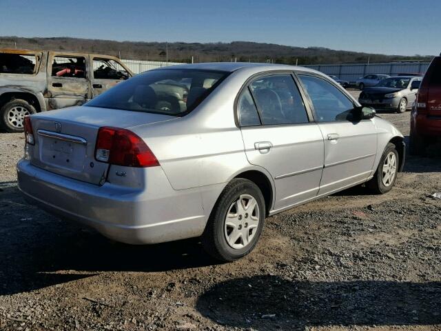 2HGES165X3H622518 - 2003 HONDA CIVIC LX GRAY photo 4