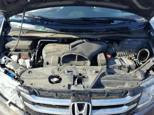 5FNRL5H49EB041285 - 2014 HONDA ODYSSEY EX GRAY photo 7