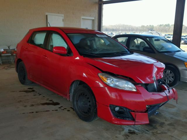 2T1KU4EEXAC517385 - 2010 TOYOTA COROLLA MA RED photo 1