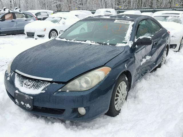 4T1CE38P76U596321 - 2006 TOYOTA CAMRY SOLA BLUE photo 2