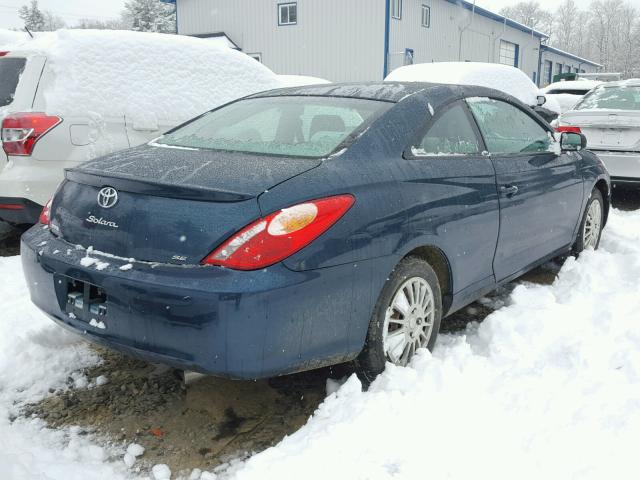 4T1CE38P76U596321 - 2006 TOYOTA CAMRY SOLA BLUE photo 4