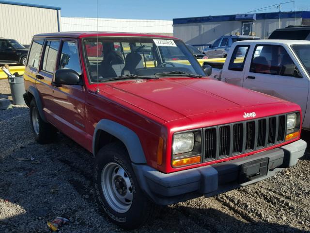 1J4FT28S3XL617396 - 1999 JEEP CHEROKEE S RED photo 1