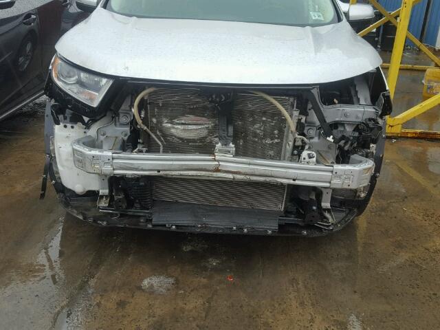 2FMTK4J92FBB17240 - 2015 FORD EDGE SEL SILVER photo 9