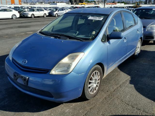 JTDKB20U053115916 - 2005 TOYOTA PRIUS BLUE photo 2