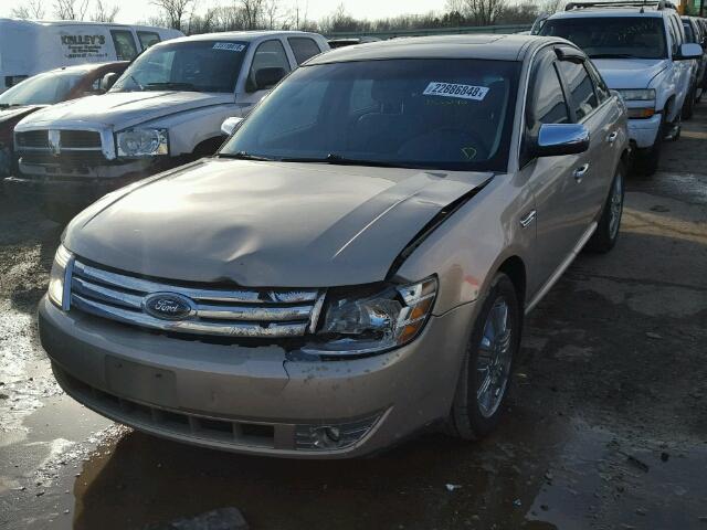 1FAHP25WX8G140959 - 2008 FORD TAURUS LIM TAN photo 2