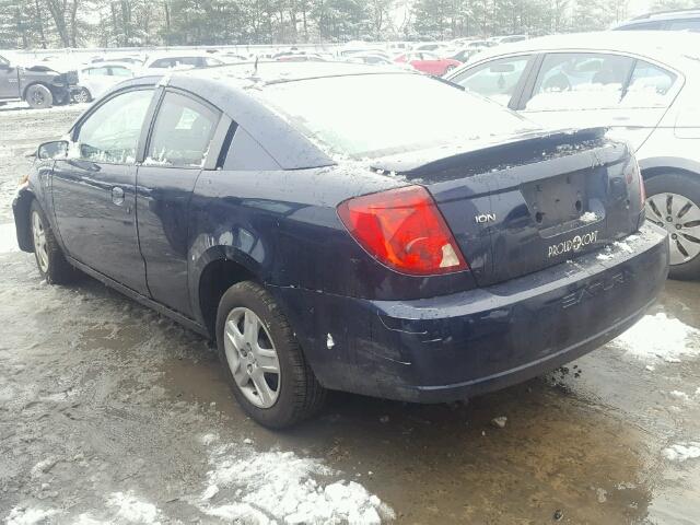 1G8AN15F17Z166231 - 2007 SATURN ION LEVEL BLUE photo 3