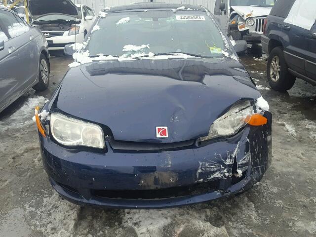 1G8AN15F17Z166231 - 2007 SATURN ION LEVEL BLUE photo 9