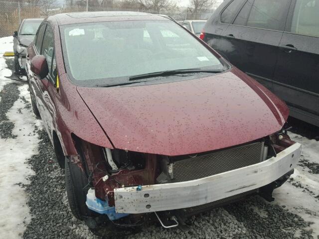 2HGFB2F80DH551240 - 2013 HONDA CIVIC EX წითელი ფოტო 1