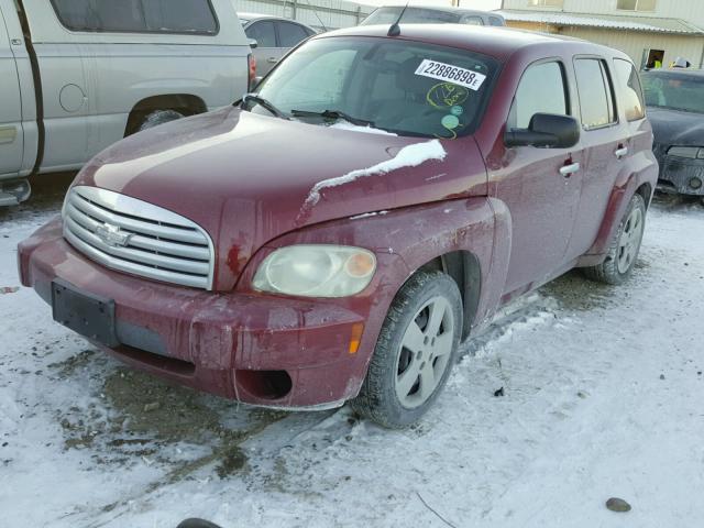 3GNDA13D57S596834 - 2007 CHEVROLET HHR LS MAROON photo 2