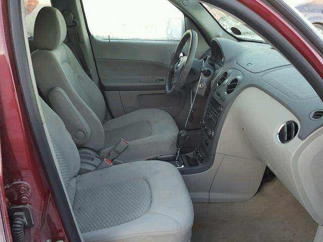 3GNDA13D57S596834 - 2007 CHEVROLET HHR LS MAROON photo 5