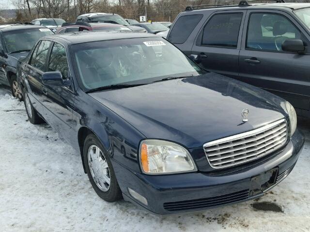 1G6KD54Y24U125321 - 2004 CADILLAC DEVILLE BLUE photo 1