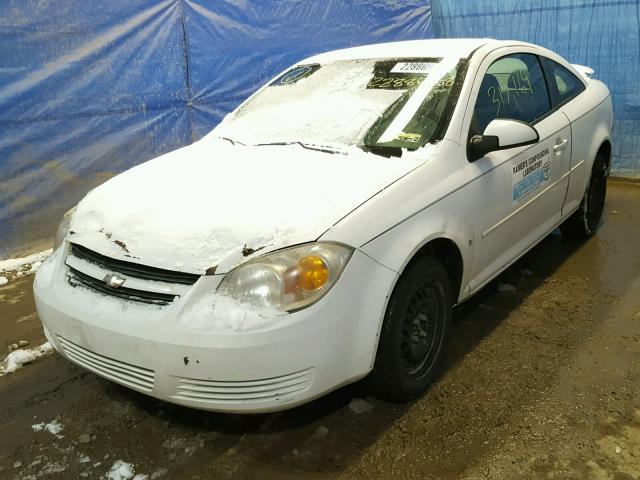 1G1AT18H297145677 - 2009 CHEVROLET COBALT LT WHITE photo 2