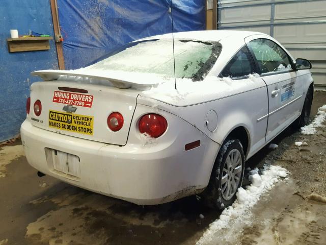 1G1AT18H297145677 - 2009 CHEVROLET COBALT LT WHITE photo 4