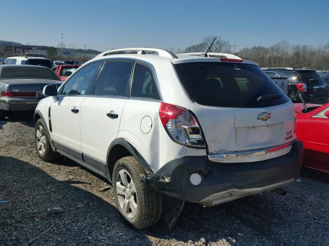 3GNAL2EK4DS576083 - 2013 CHEVROLET CAPTIVA LS WHITE photo 3