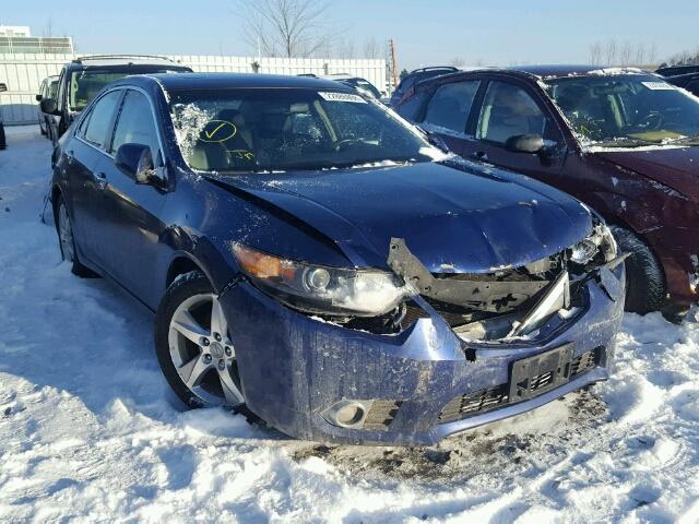 JH4CU2F64BC800518 - 2011 ACURA TSX BLUE photo 1