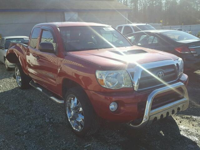 5TETX22N49Z642506 - 2009 TOYOTA TACOMA ACC RED photo 1