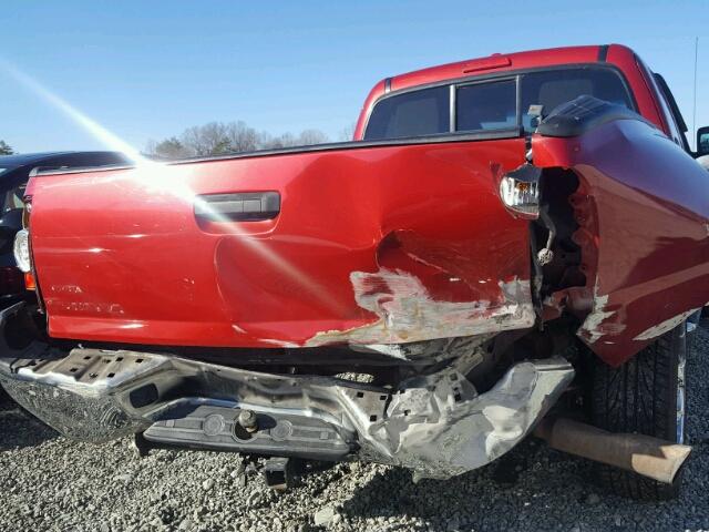 5TETX22N49Z642506 - 2009 TOYOTA TACOMA ACC RED photo 9