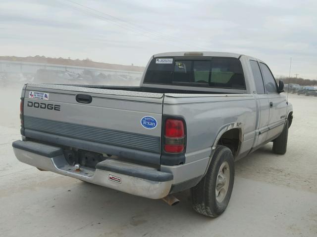 1B7HC13Y8YJ173546 - 2000 DODGE RAM 1500 SILVER photo 4