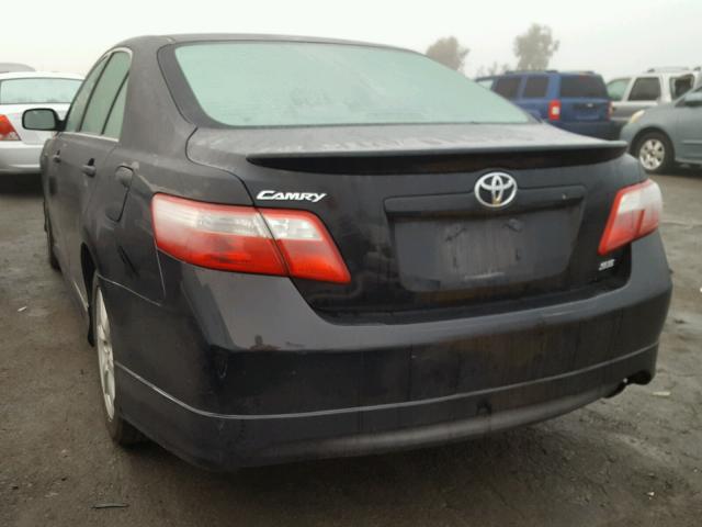 4T1BE46K67U569928 - 2007 TOYOTA CAMRY NEW BLACK photo 3