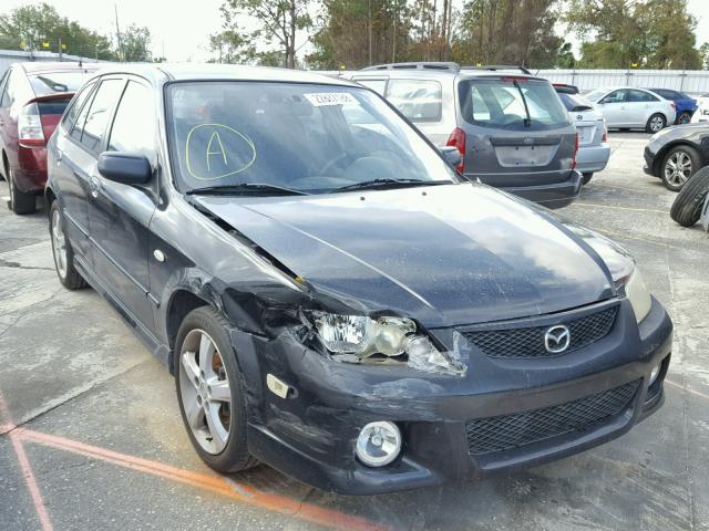 JM1BJ245031199184 - 2003 MAZDA PROTEGE PR BLACK photo 1