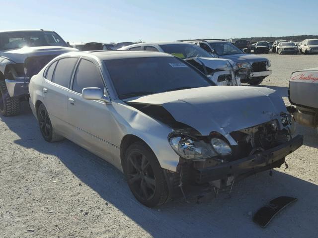 JT8BD69S440203403 - 2004 LEXUS GS 300 SILVER photo 1