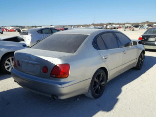 JT8BD69S440203403 - 2004 LEXUS GS 300 SILVER photo 4