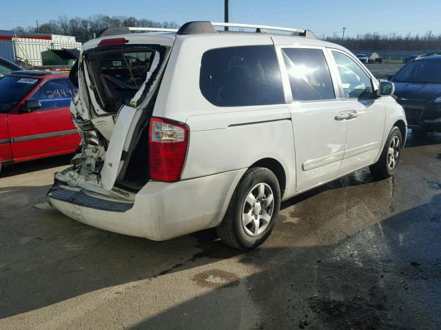 KNDMB233866089755 - 2006 KIA SEDONA EX WHITE photo 4