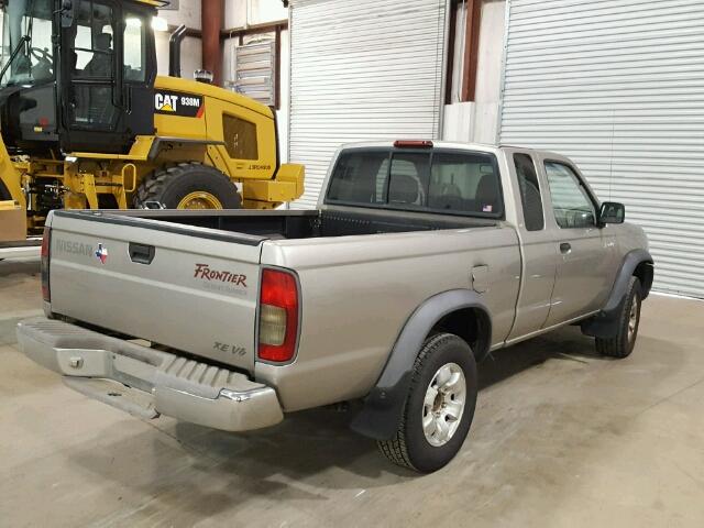 1N6ED26T9YC342755 - 2000 NISSAN FRONTIER K SILVER photo 4