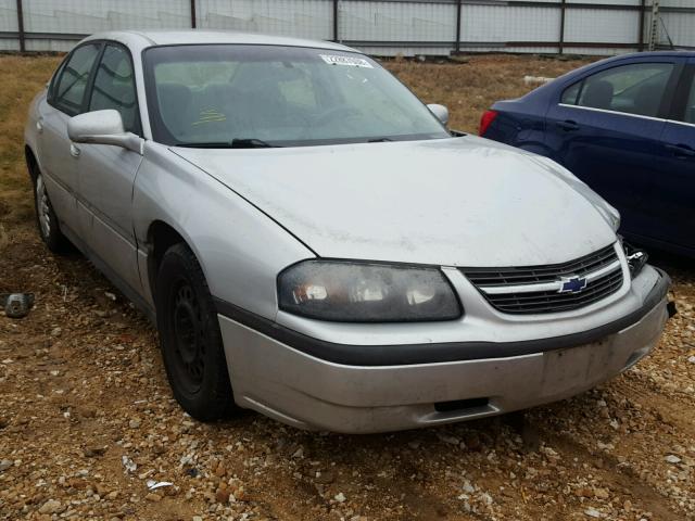 2G1WF52E349100662 - 2004 CHEVROLET IMPALA SILVER photo 1