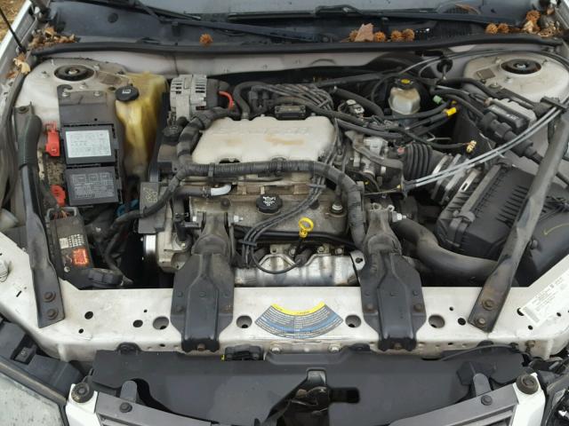 2G1WF52E349100662 - 2004 CHEVROLET IMPALA SILVER photo 7