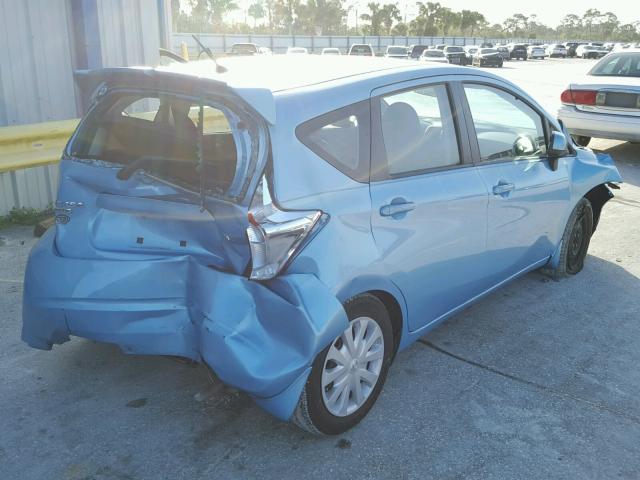 3N1CE2CP5EL366262 - 2014 NISSAN VERSA NOTE BLUE photo 4