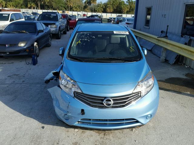 3N1CE2CP5EL366262 - 2014 NISSAN VERSA NOTE BLUE photo 9