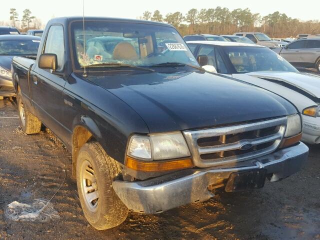 1FTYR10C3XPC00400 - 1999 FORD RANGER BLACK photo 1