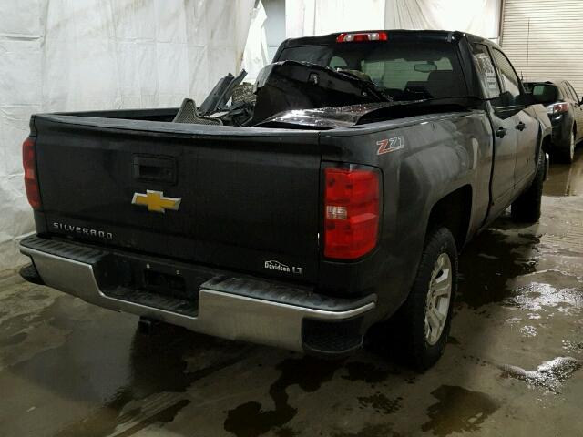 1GCVKREC3FZ170333 - 2015 CHEVROLET SILVERADO BLACK photo 4